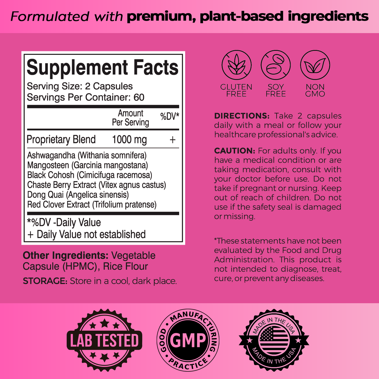 Advanced Perimenopause Support Supplement for Women | Provides Menopause Relief, Hot Flash & Night Sweats Relief | 120 Capsules